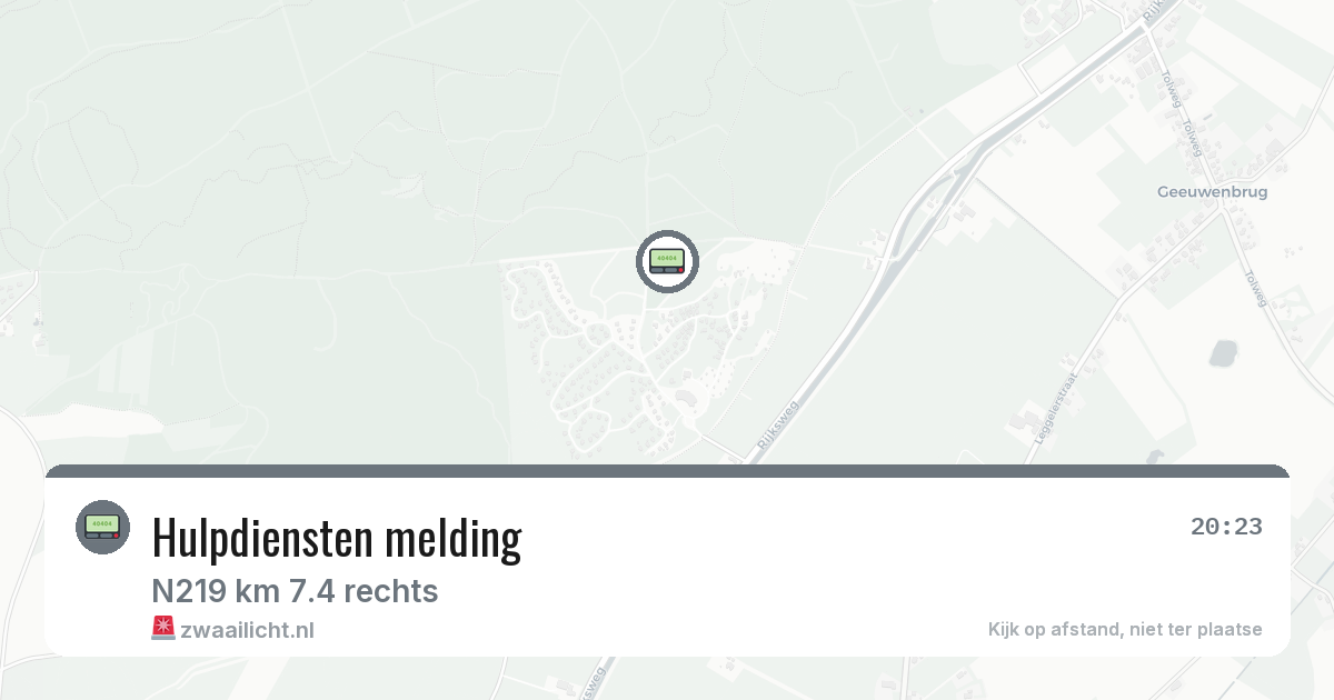 Hulpdiensten melding — 2 feb 2026