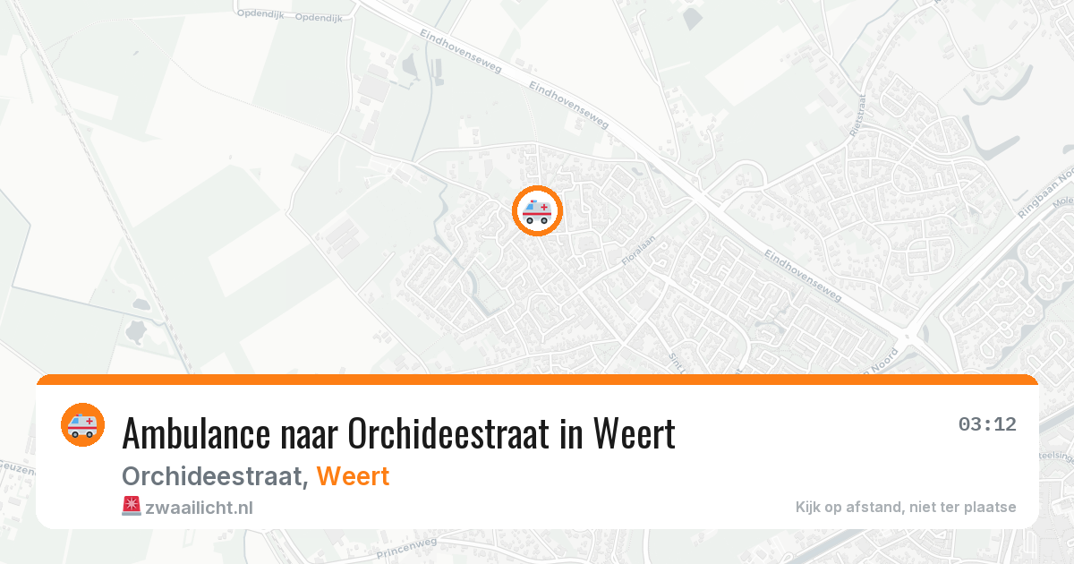 Ambulance naar Orchideestraat in Weert — 16 jun 2026