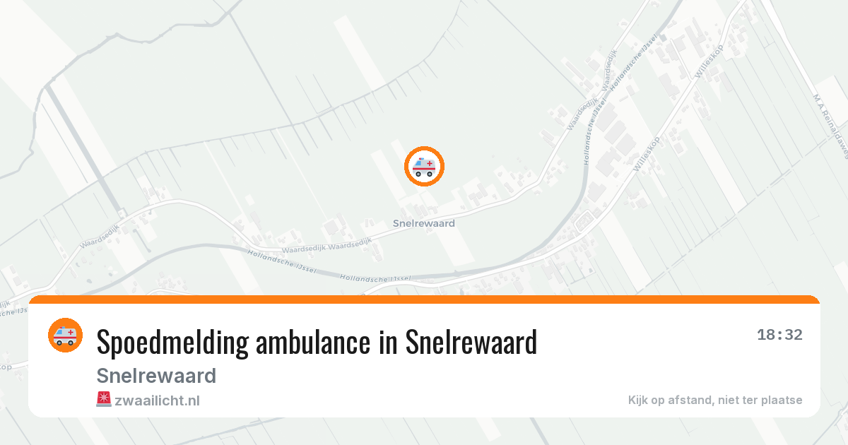 Spoedmelding ambulance in Snelrewaard — 6 jun 2026
