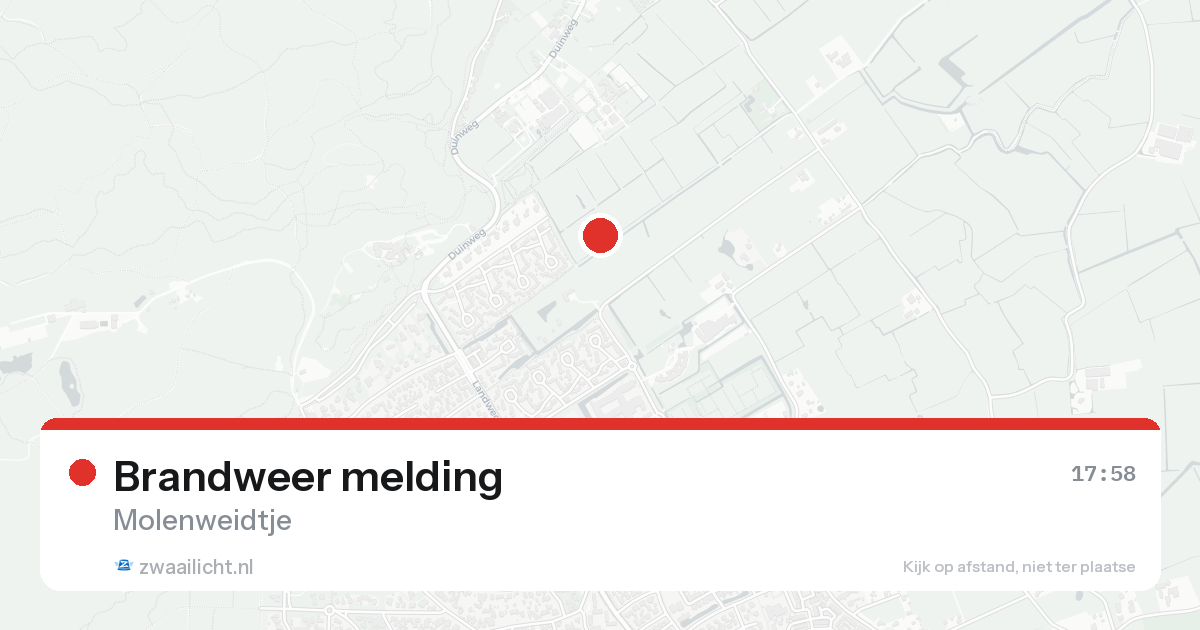 Brandweer melding — 22 mei 2026
