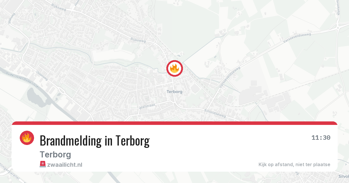 Brandmelding in Terborg — 30 apr 2026