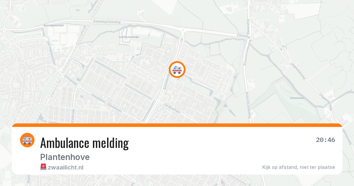 Ambulance melding — 5 mei 2026