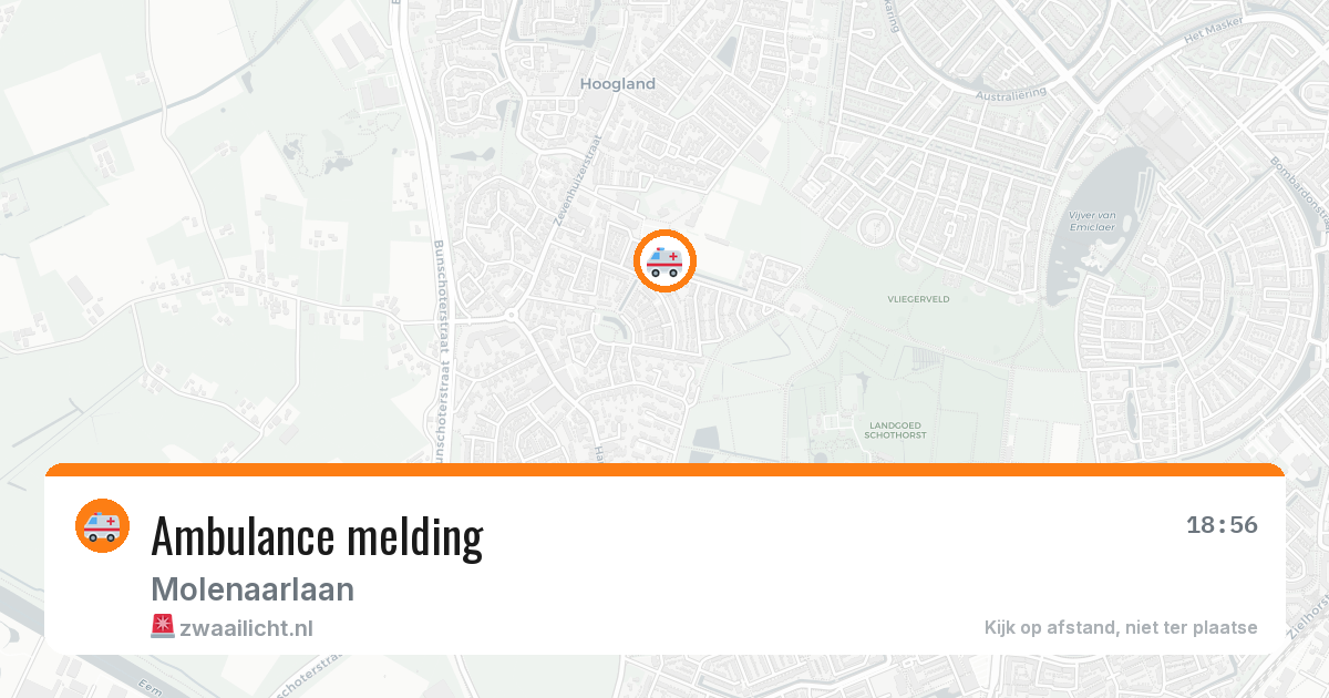 Ambulance melding — 20 jun 2026