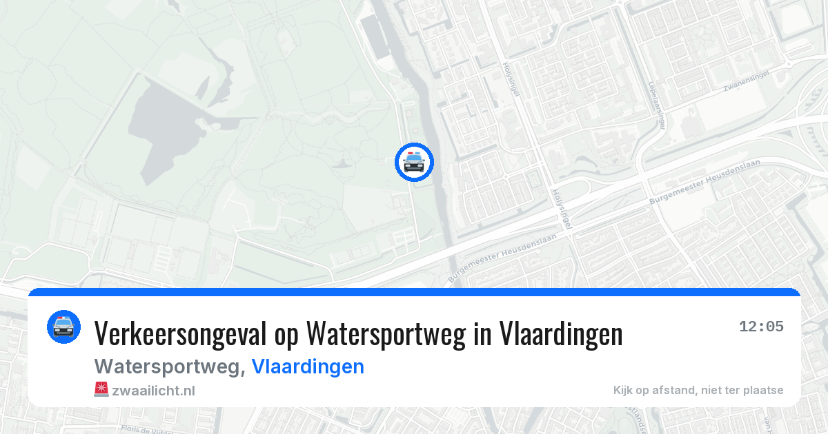Verkeersongeval op Watersportweg in Vlaardingen — 1 jun 2026