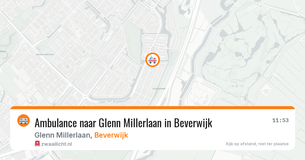Ambulance naar Glenn Millerlaan in Beverwijk — 29 jun 2026