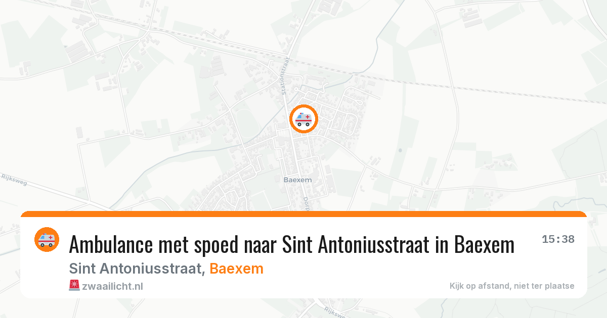 Ambulance met spoed naar Sint Antoniusstraat in Baexem — 12 feb 2026