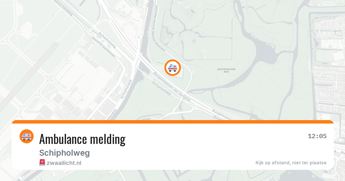 Ambulance melding — 4 mei 2026