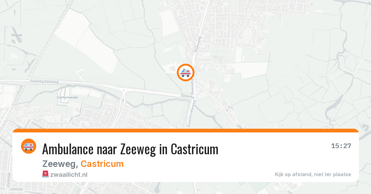 Ambulance naar Zeeweg in Castricum — 4 apr 2026