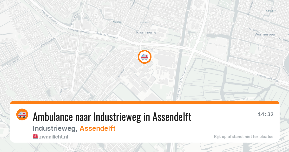Ambulance naar Industrieweg in Assendelft — 11 aug 2026