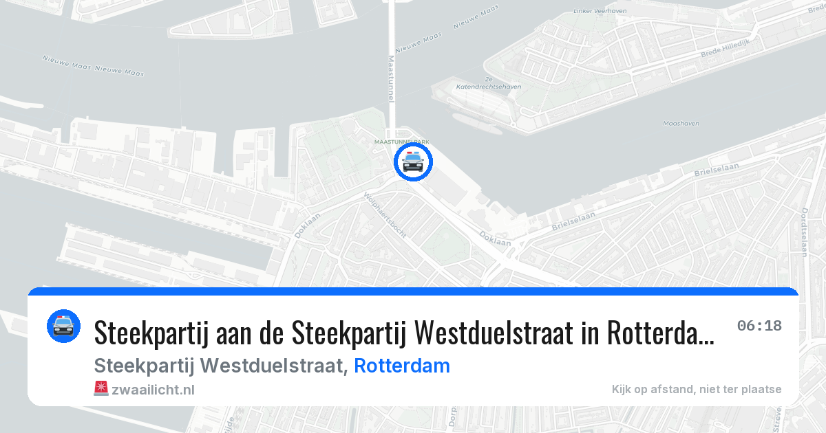 Steekpartij aan de Steekpartij Westduelstraat in Rotterdam — 11 mei 2026