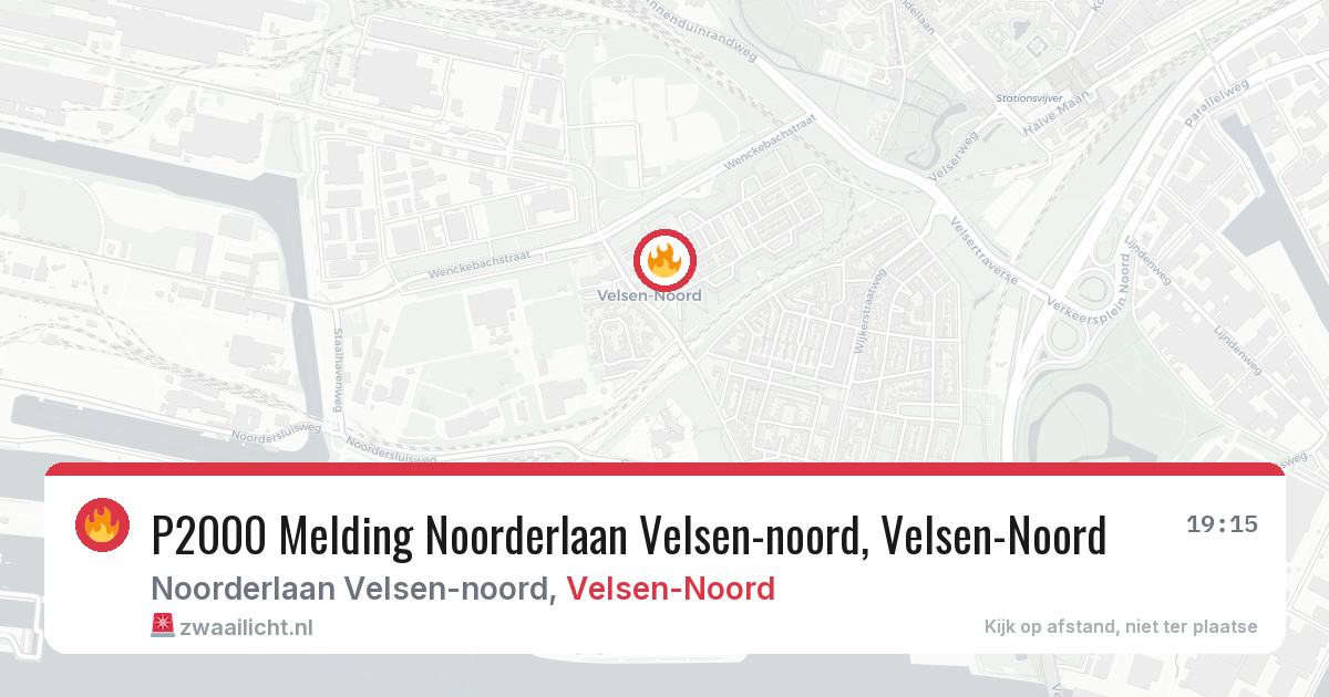 P2000 Melding Noorderlaan Velsen-noord, Velsen-Noord — 8 feb 2026