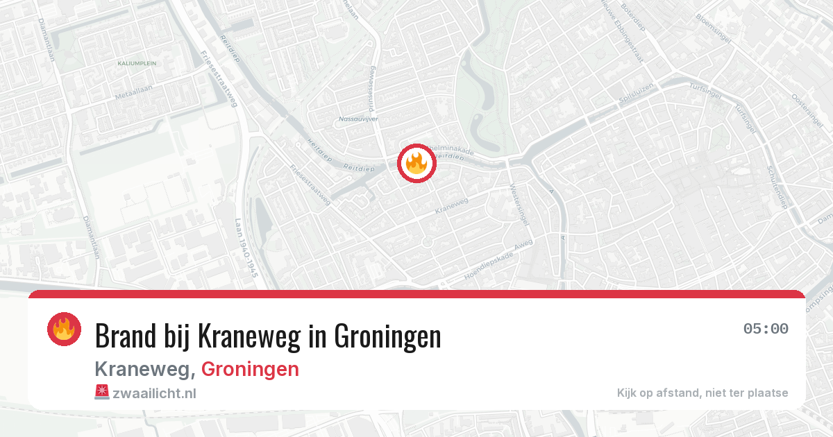 Brand bij Kraneweg in Groningen — 30 mei 2026
