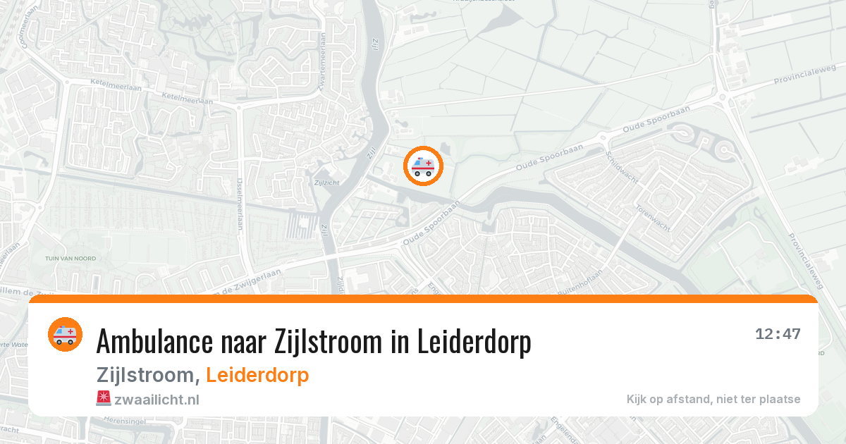 Ambulance naar Zijlstroom in Leiderdorp — 14 mei 2026