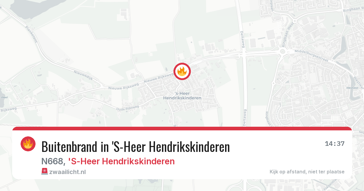 Buitenbrand in 'S-Heer Hendrikskinderen — 11 jun 2026