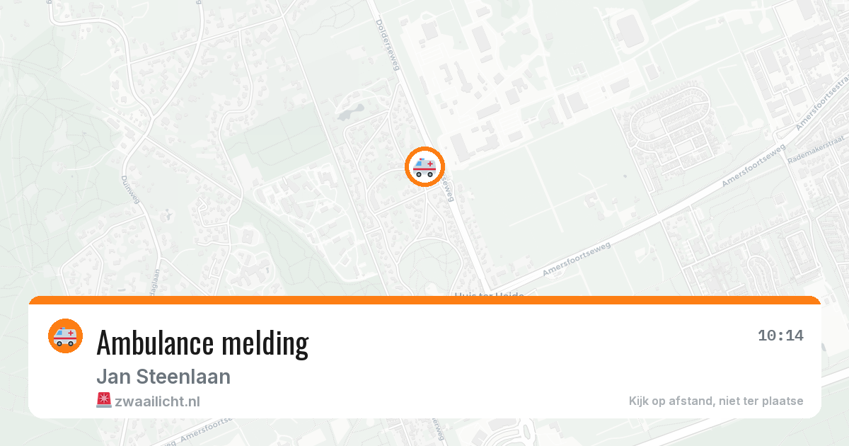 Ambulance melding — 14 jun 2026