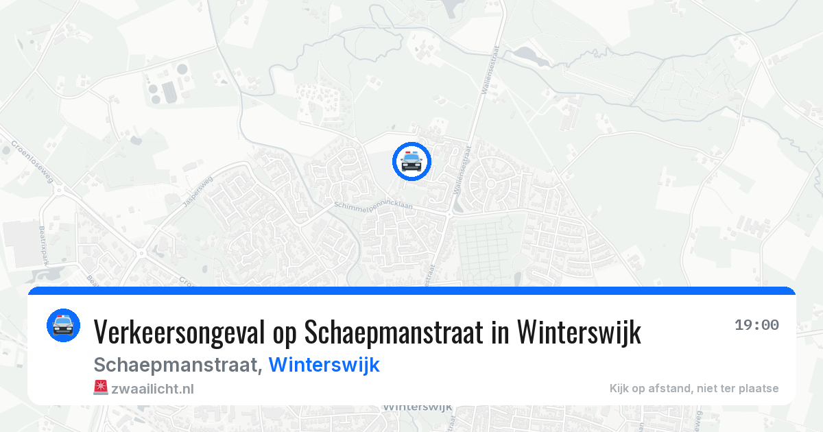 Verkeersongeval op Schaepmanstraat in Winterswijk — 30 jun 2026