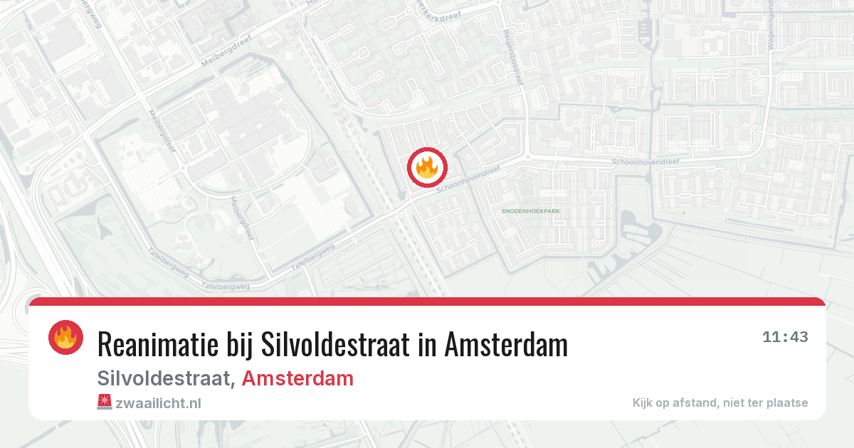 Reanimatie bij Silvoldestraat in Amsterdam — 8 mei 2026