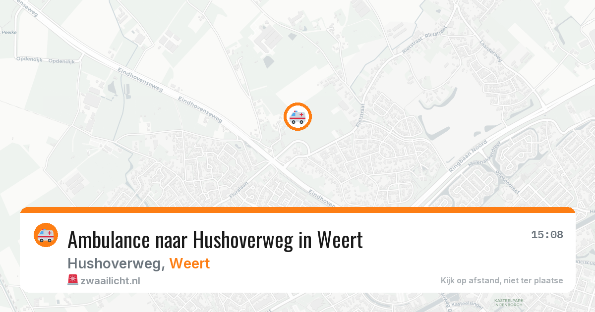 Ambulance naar Hushoverweg in Weert — 28 jul 2026