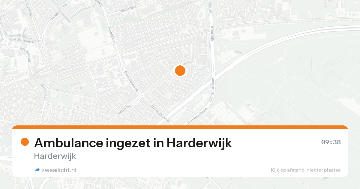 Ambulance ingezet in Harderwijk — 8 feb 2026