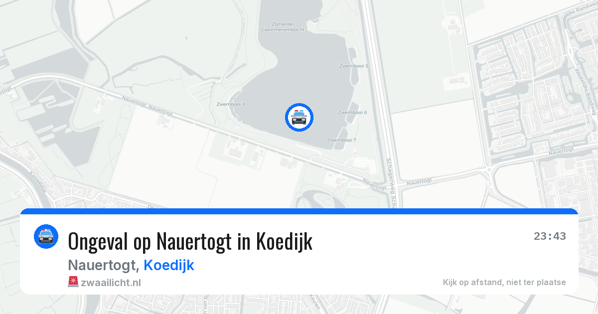 Ongeval op Nauertogt in Koedijk — 27 apr 2026