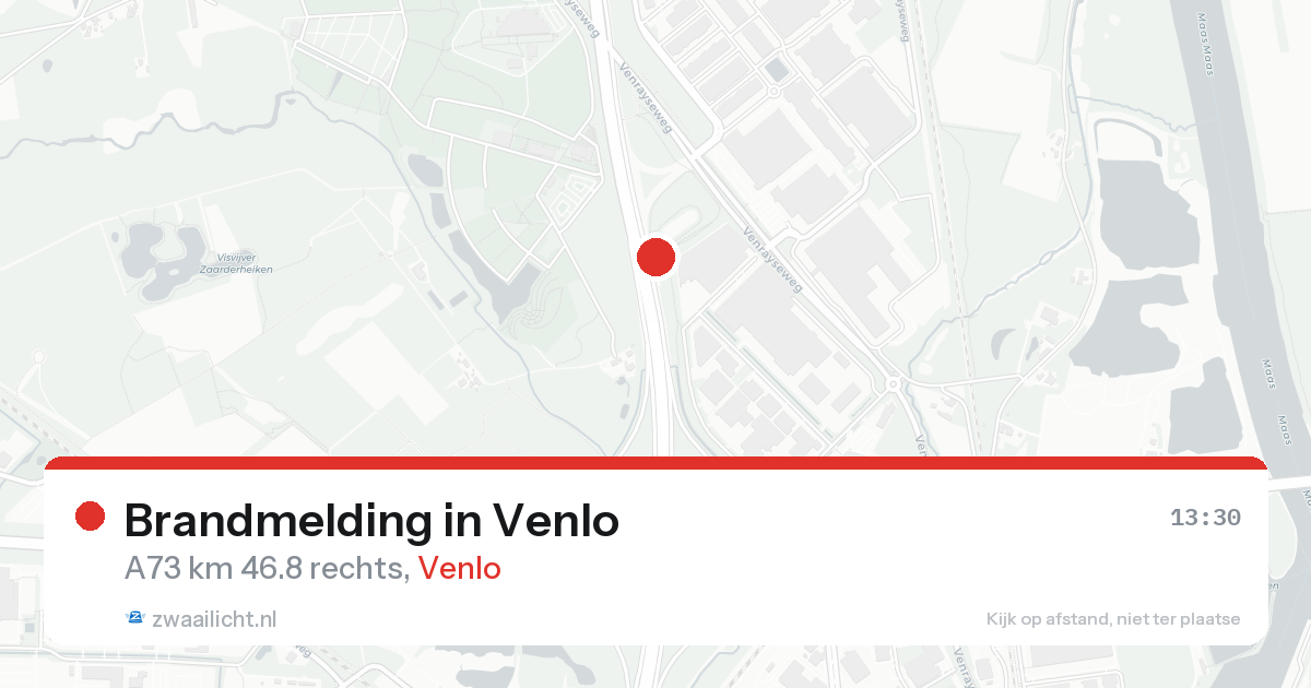 Brandmelding in Venlo — 25 aug 2026