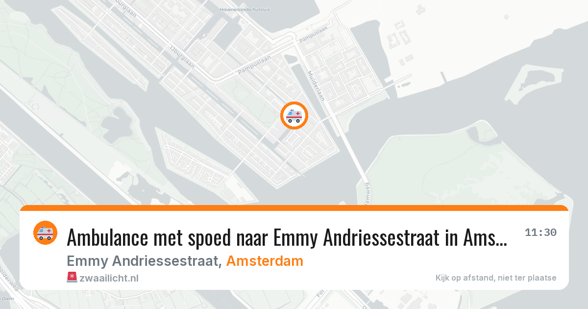 Ambulance met spoed naar Emmy Andriessestraat in Amsterdam — 21 mei 2026