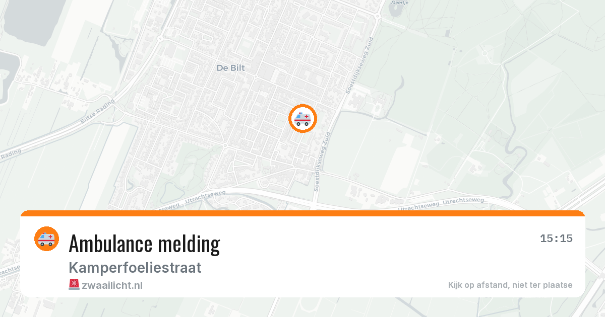 Ambulance melding — 14 apr 2026