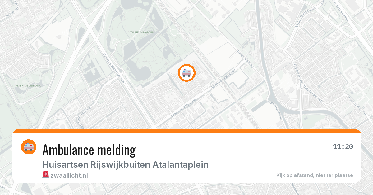Ambulance melding — 11 feb 2026