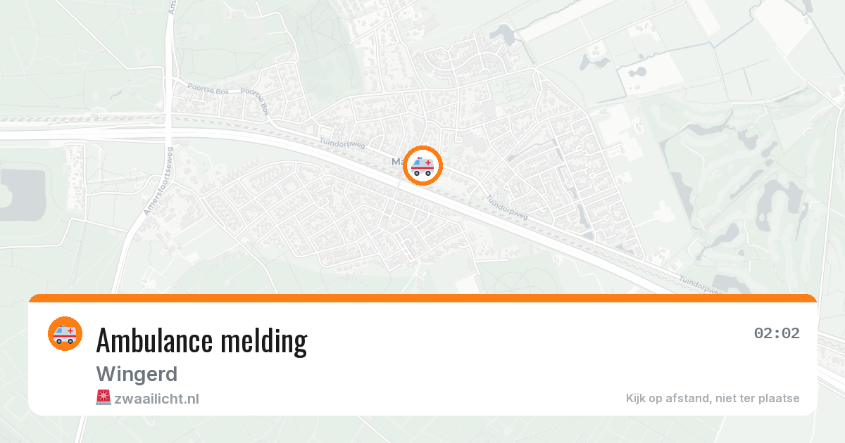 Ambulance melding — 30 jan 2026