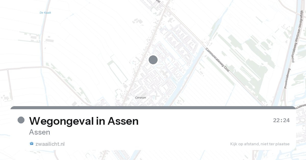 Wegongeval in Assen — 31 jan 2026