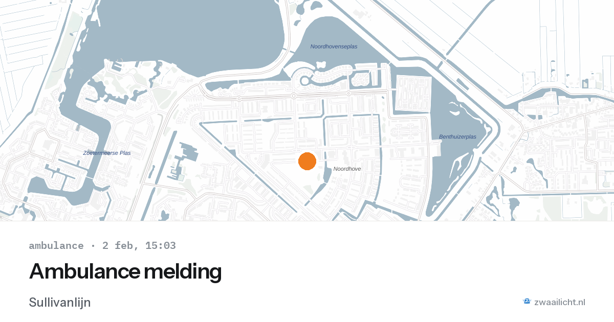 Ambulance melding — 2 feb 2026
