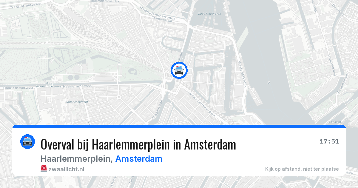 Overval bij Haarlemmerplein in Amsterdam — 5 mei 2026