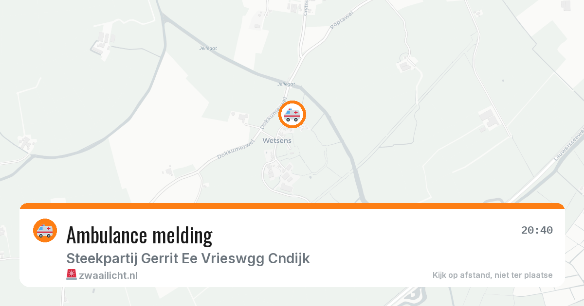 Ambulance melding — 19 jun 2026