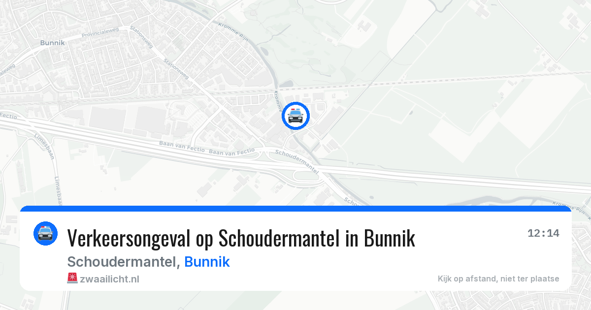 Verkeersongeval op Schoudermantel in Bunnik — 6 mei 2026