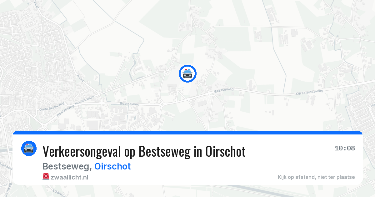 Verkeersongeval op Bestseweg in Oirschot — 7 apr 2026