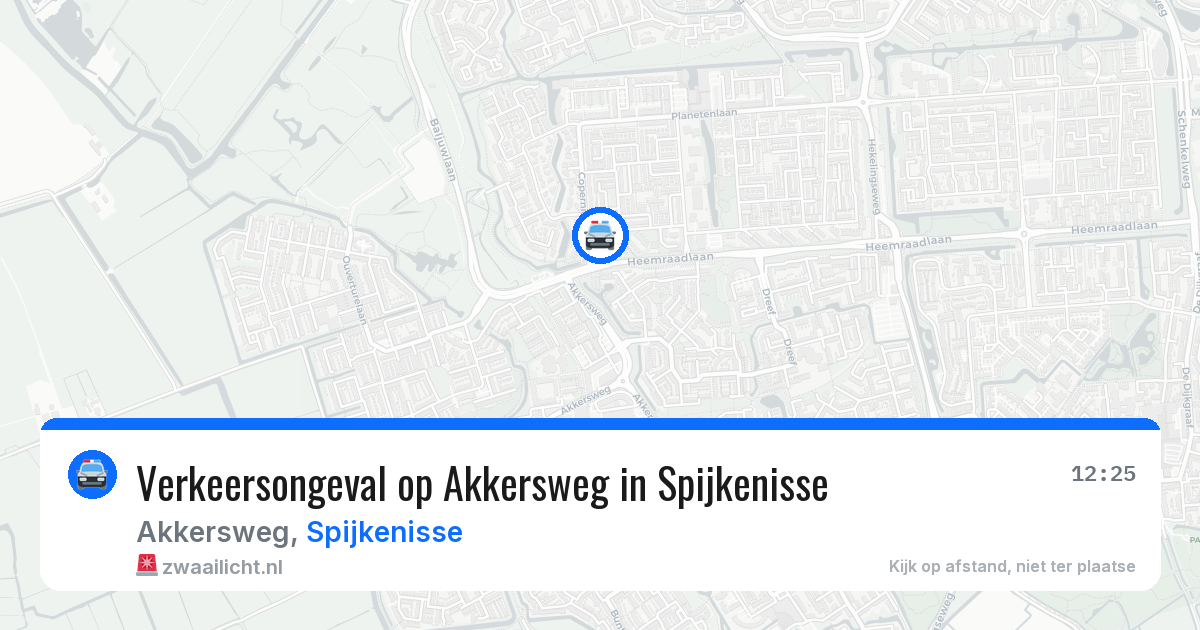 Verkeersongeval op Akkersweg in Spijkenisse — 28 jun 2026