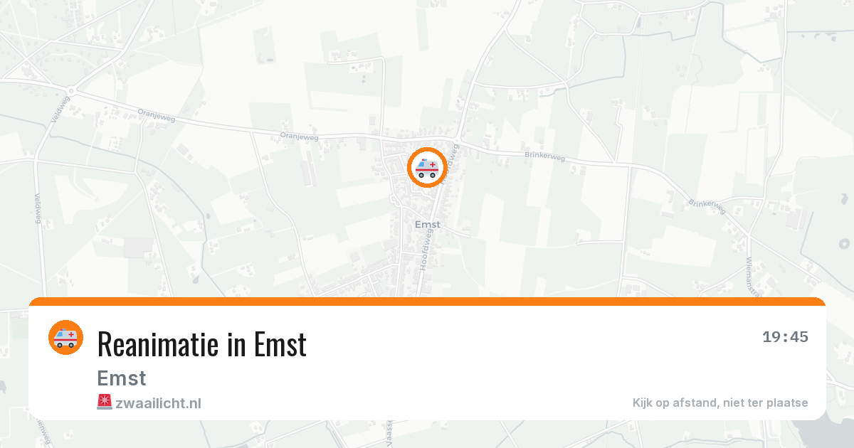Reanimatie in Emst — 7 jul 2026
