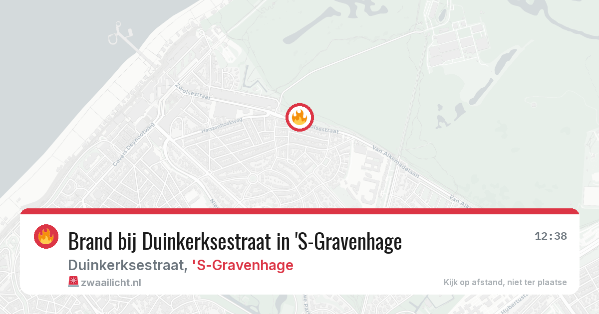 Brand bij Duinkerksestraat in 'S-Gravenhage — 2 jun 2026