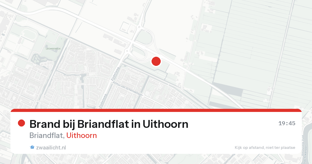 Brand bij Briandflat in Uithoorn — 27 mei 2026