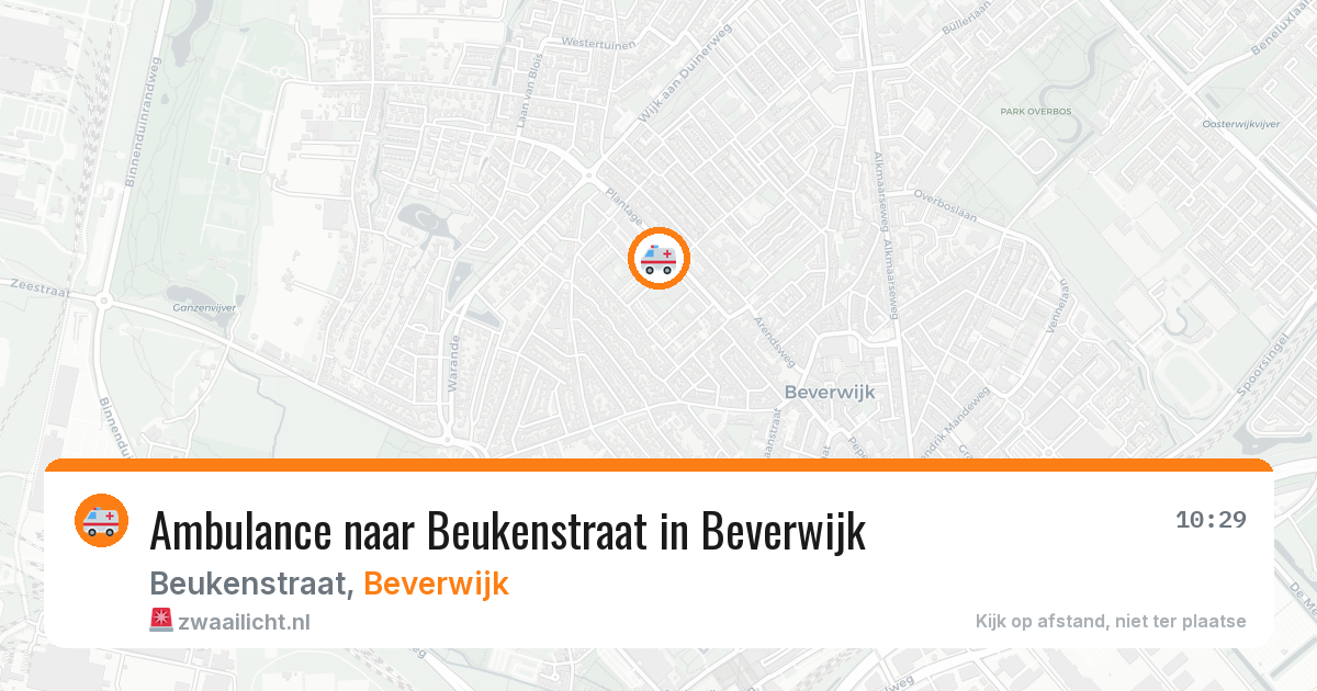 Ambulance naar Beukenstraat in Beverwijk — 19 mei 2026