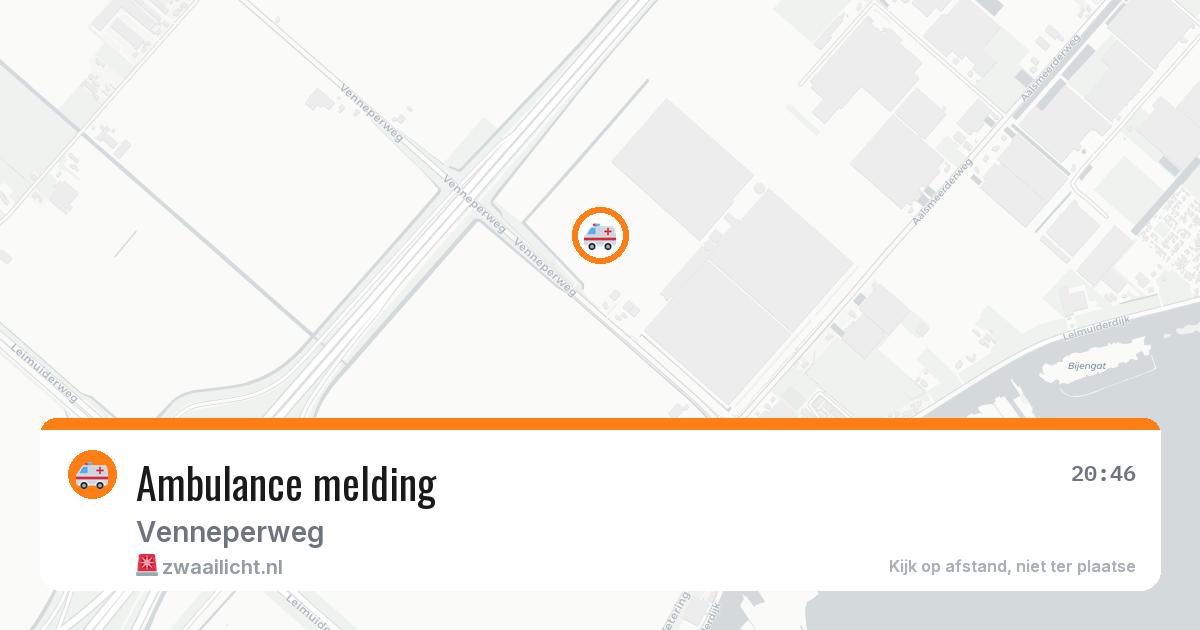 Ambulance melding — 23 jun 2026