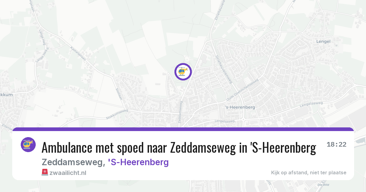 Ambulance met spoed naar Zeddamseweg in 'S-Heerenberg — 13 jun 2026