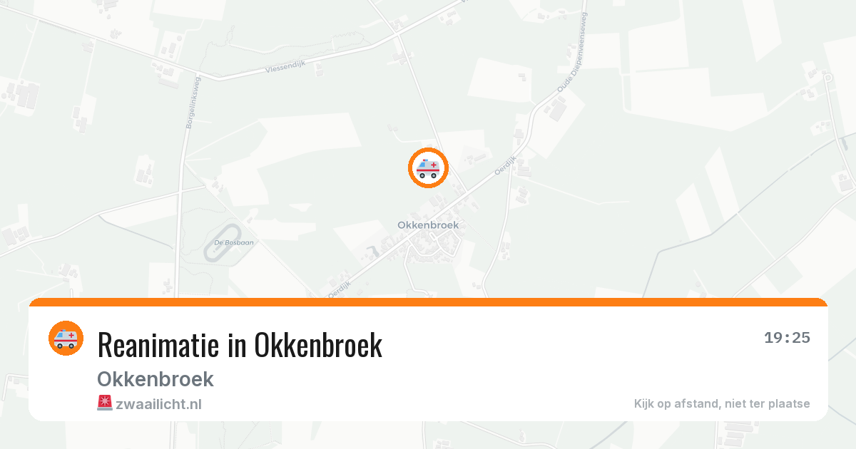 Reanimatie in Okkenbroek — 4 mei 2026
