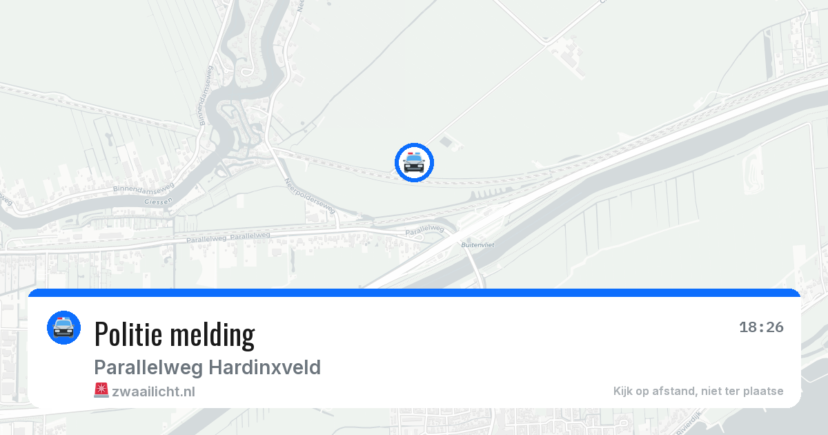 Politie melding — 20 jan 2026