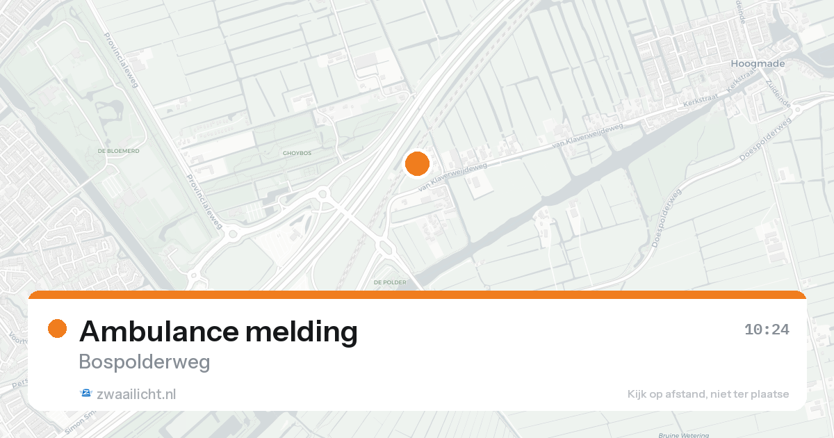 Ambulance melding — 8 feb 2026