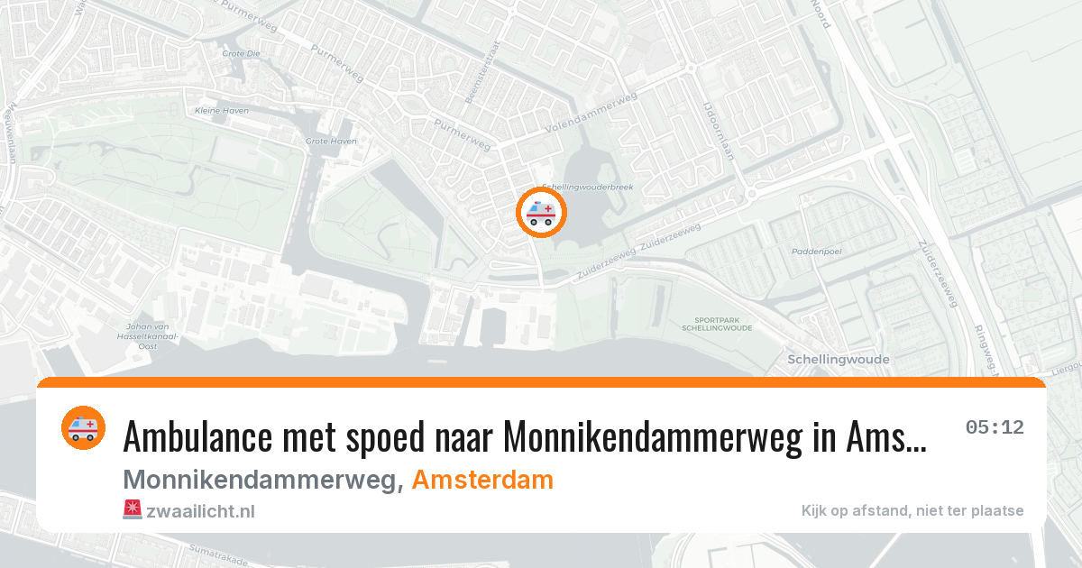 Ambulance met spoed naar Monnikendammerweg in Amsterdam — 29 jan 2026