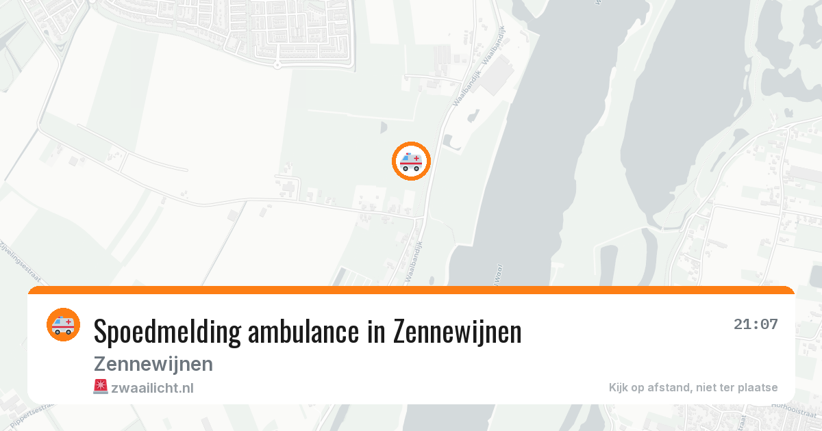 Spoedmelding ambulance in Zennewijnen — 6 apr 2026