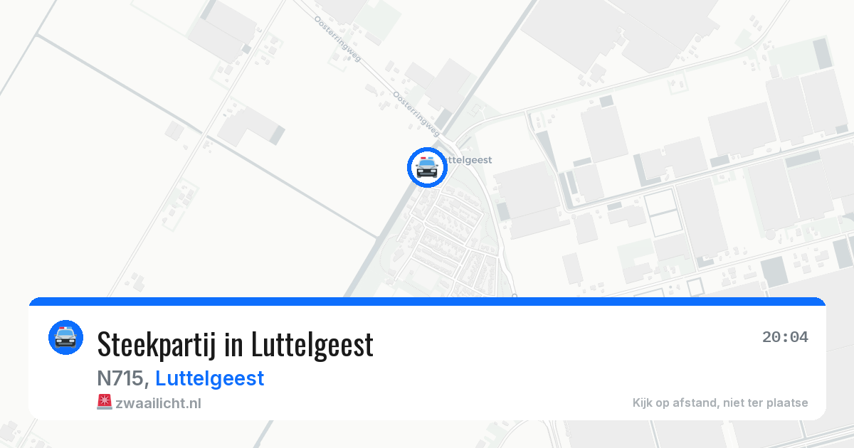 Steekpartij in Luttelgeest — 29 apr 2026