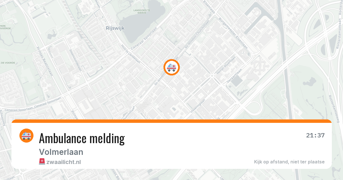 Ambulance melding — 5 jul 2026