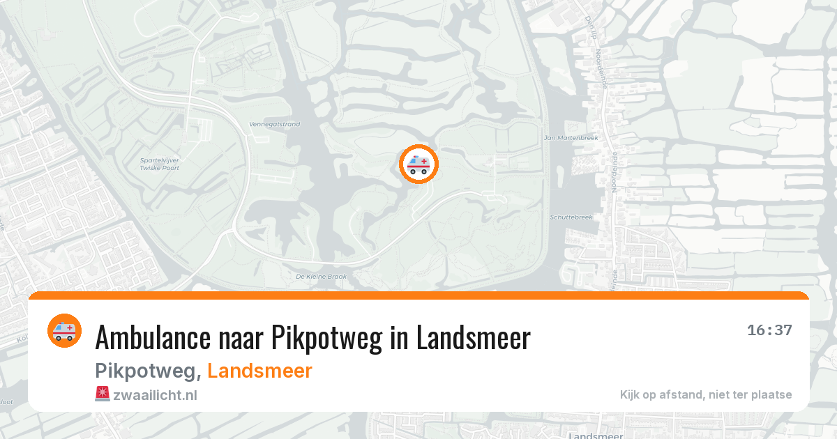 Ambulance naar Pikpotweg in Landsmeer — 22 apr 2026